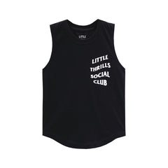 SOCIAL CLUB MUSCLE TEE SMALL PRINT
